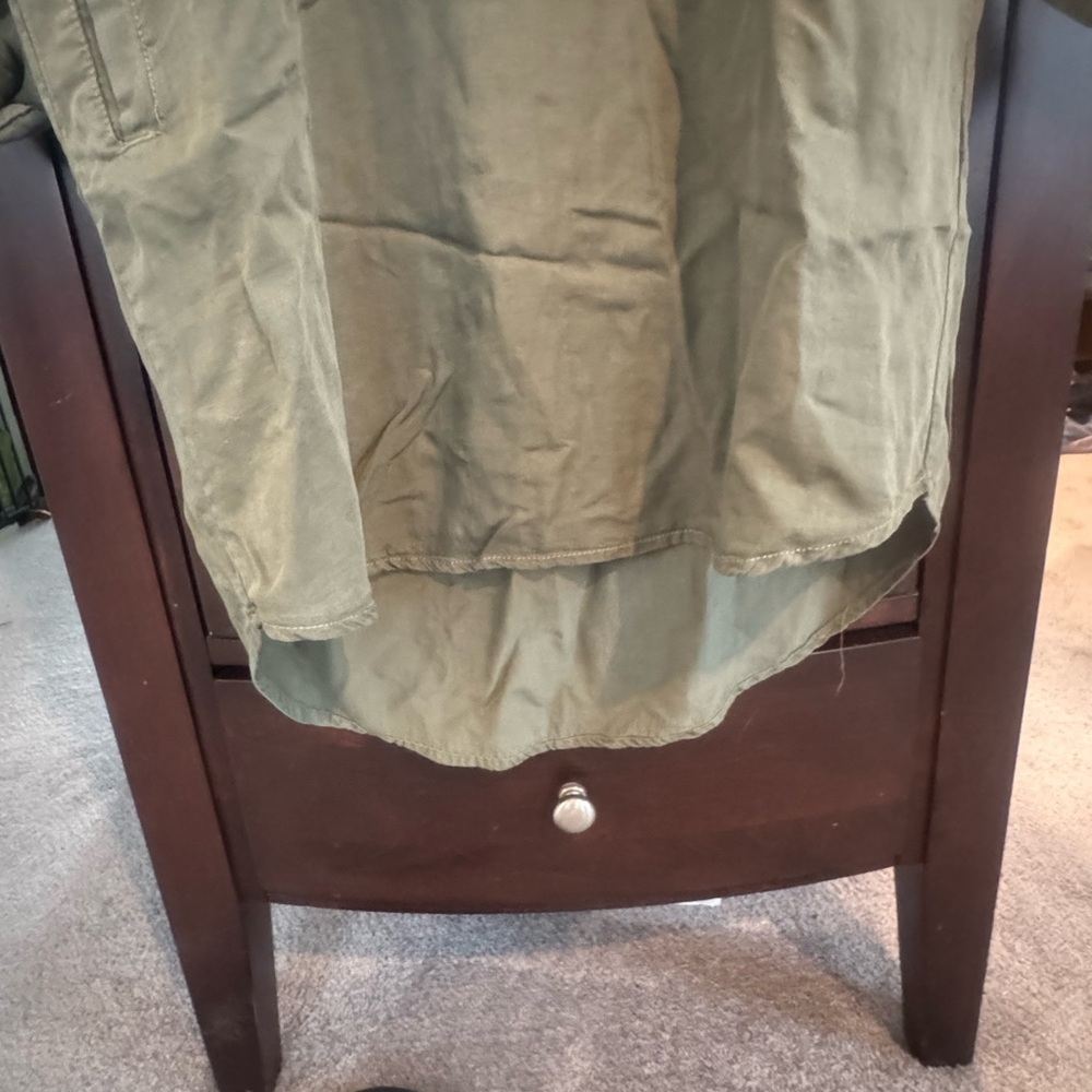 Velvet Heart Olive Utility Collar dress - Picture 5 of 6